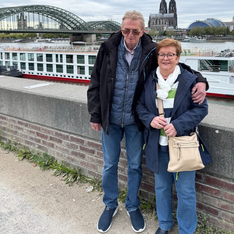 Die Gastgeber Paul und Hildegard. 